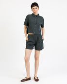 Schlichte Shorts aus Viskose