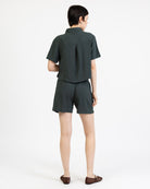 Schlichte Shorts aus Viskose