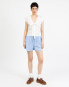 Klassische gestreifte Shorts