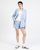 Leichte, melierte Shorts