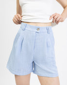 Leichte, melierte Shorts