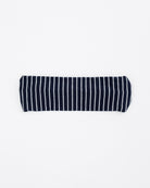 Weiches, gestreiftes Haarband blau