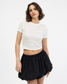 Paillettenbesetztes Shirt