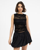 Top mit Animalprint