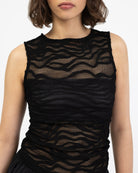 Top mit Animalprint