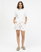 Musselin Shorts mit Krebsprint