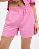 Schlichte Shorts aus Viskose