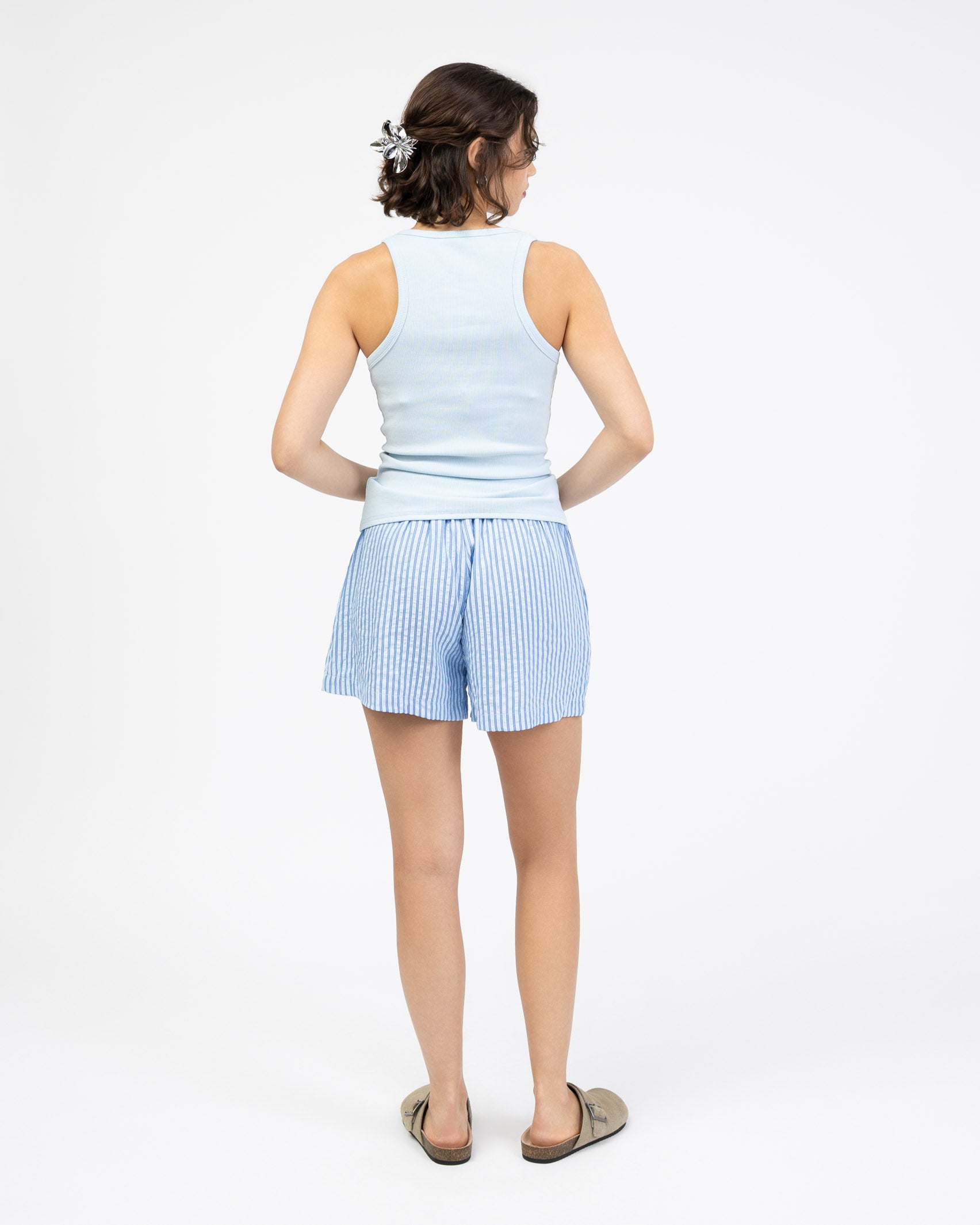 Klassische gestreifte Shorts