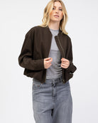 Leichte Bomberjacke von vorne