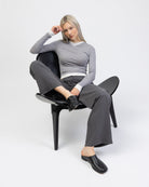 Langarmshirt mit Layering-Effekt sitzend