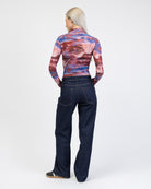 Mesh Body mit Galaxy Muster von hinten