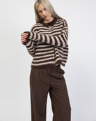 Strickjacke mit Heart Buttons von vorne