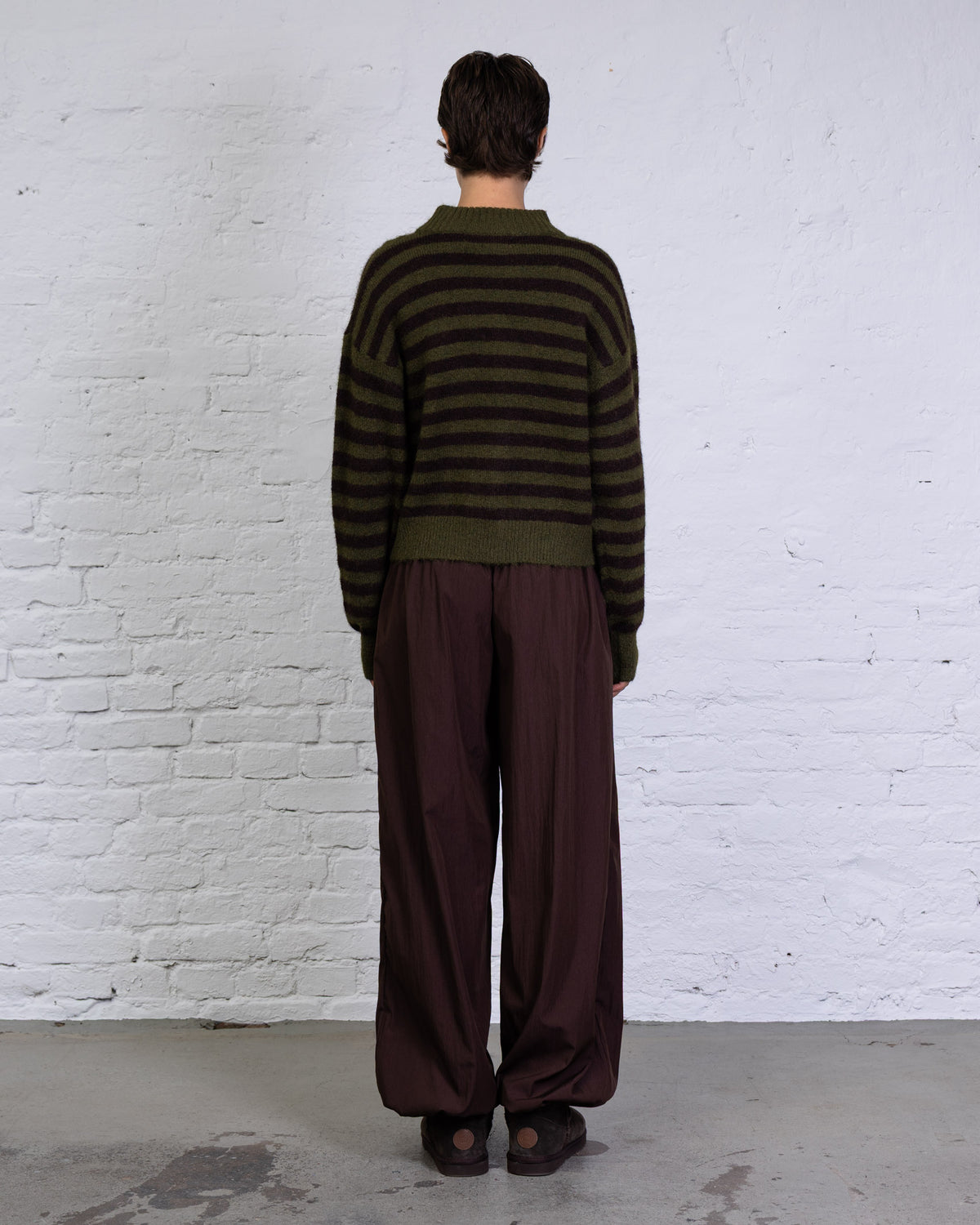 Weiche Strickjacke mit Streifen