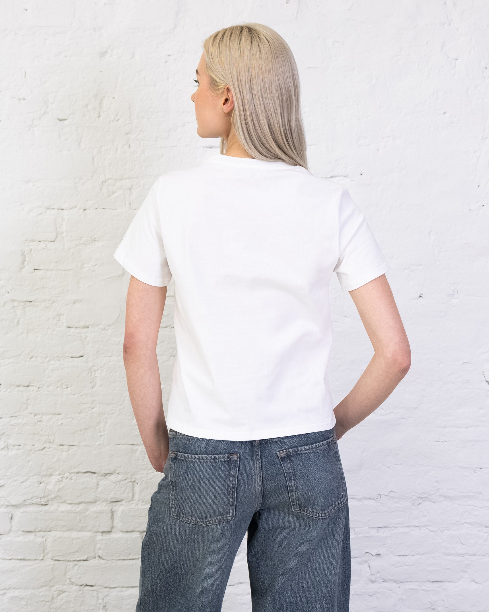 Shirt mit Kuh Stickerei