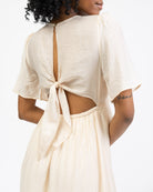 Luftiges Sommerkleid mit Seidenanteil