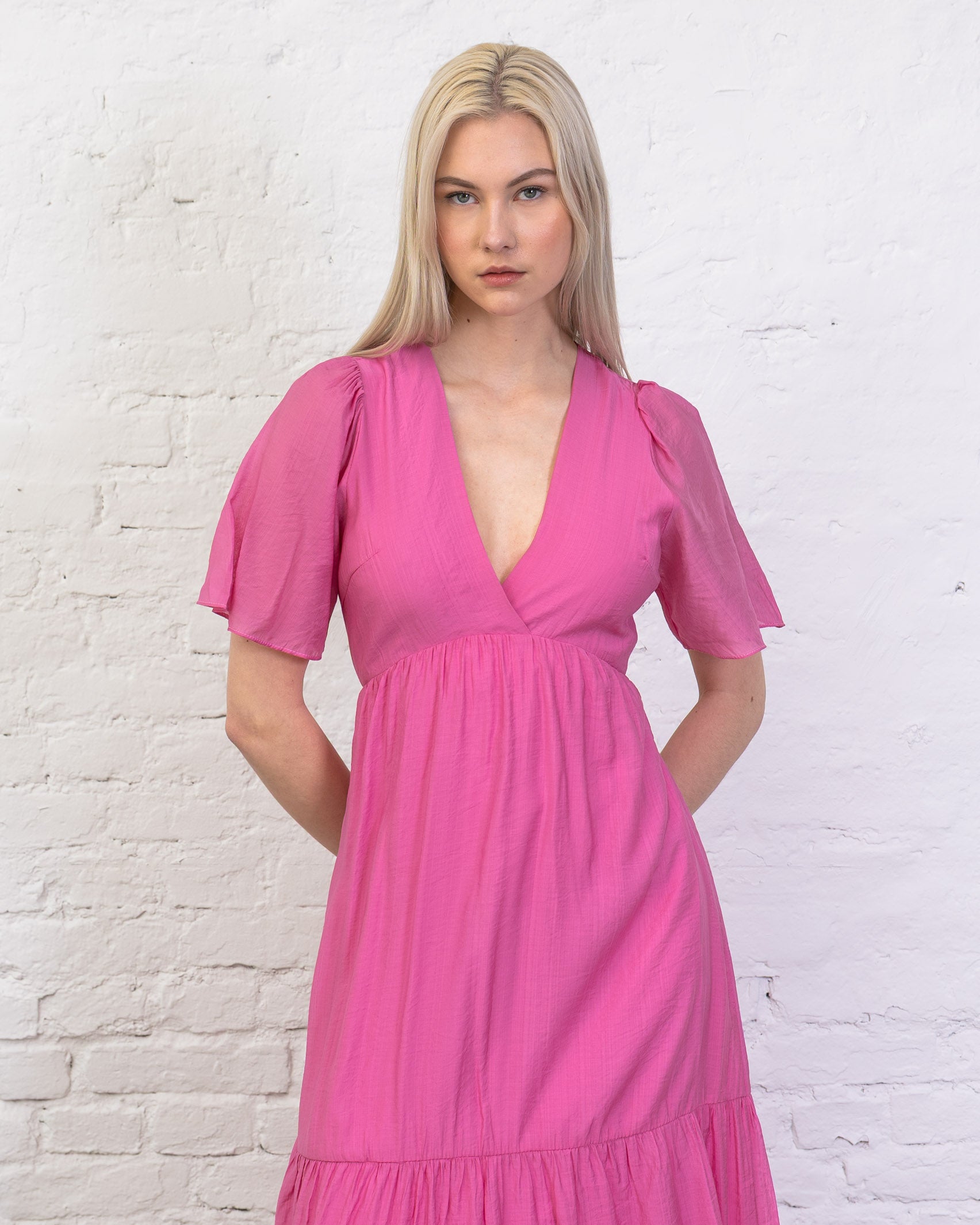 Luftiges Sommerkleid mit Seidenanteil