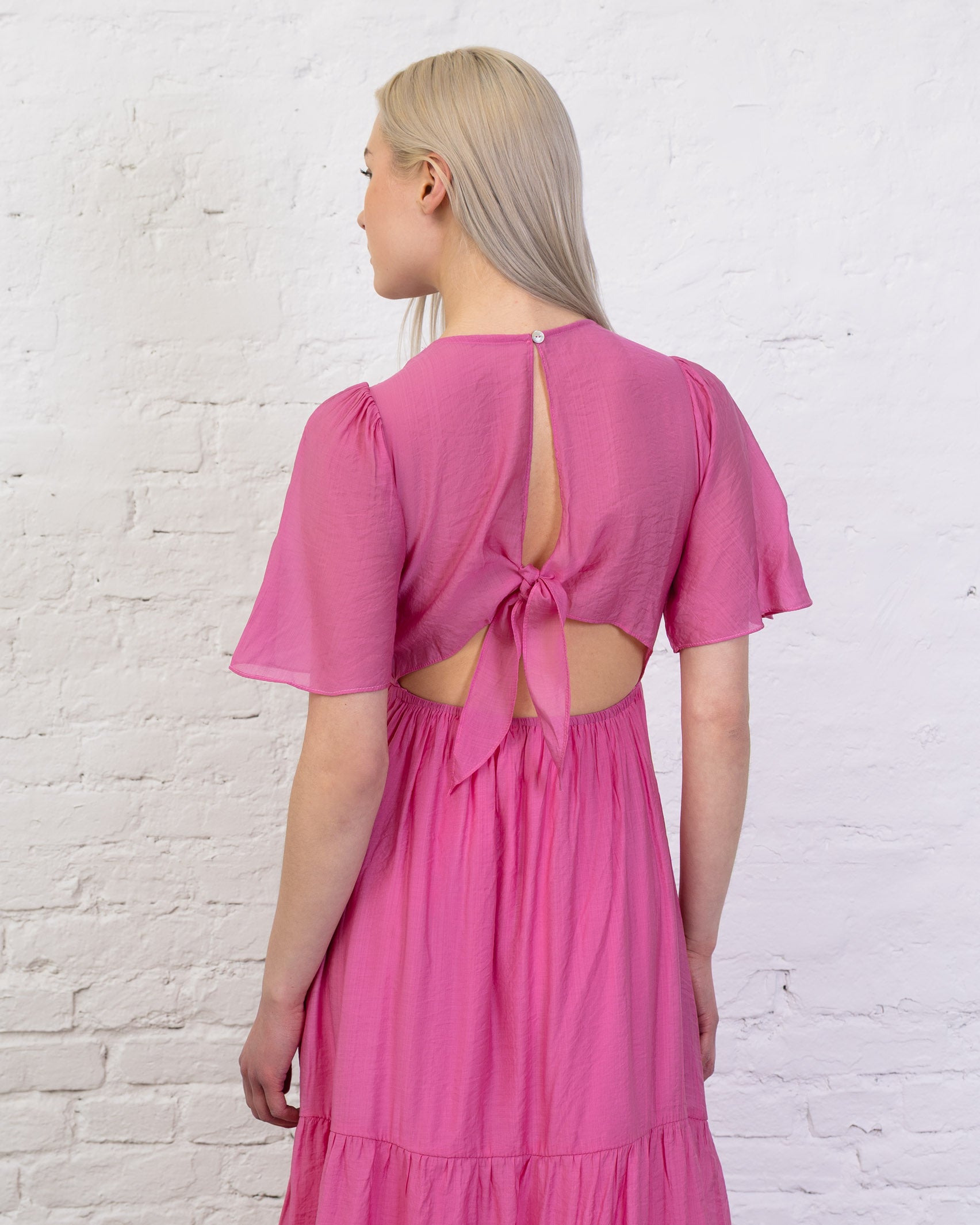 Luftiges Sommerkleid mit Seidenanteil