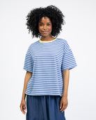 Gestreiftes Oversize Shirt
