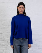 Weicher Pullover mit Stehkragen