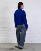 Weicher Pullover mit Stehkragen