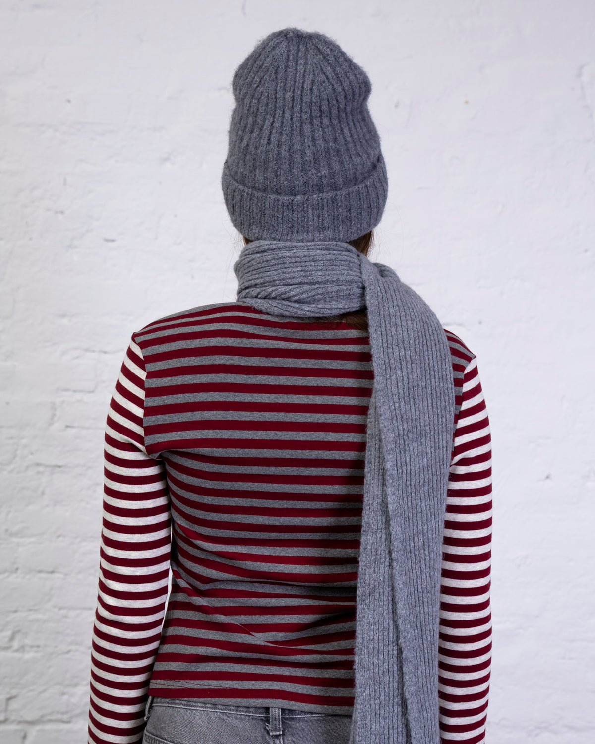 Klassische Strickmütze