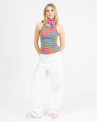 Tanktop mit bunten Streifen