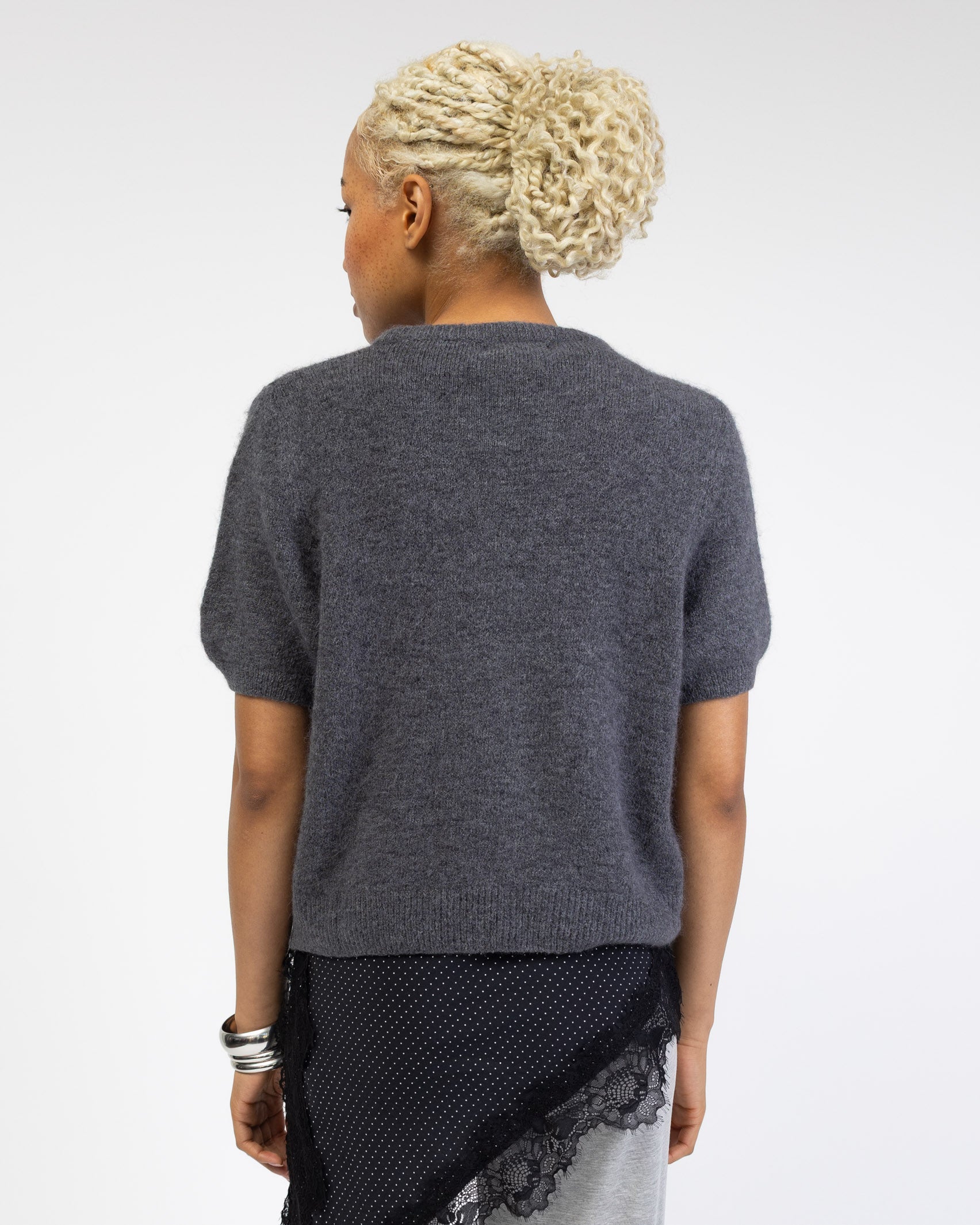 Kurzarm Strickjacke
