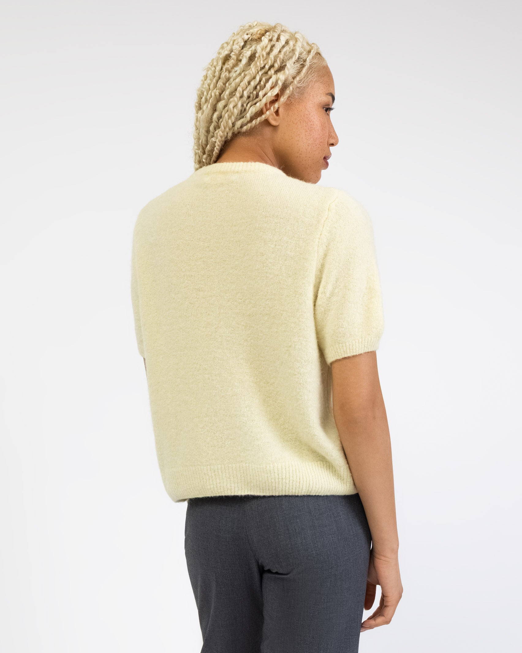 Kurzarm Strickjacke