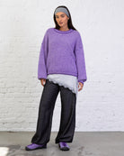 Pullover mit schmalen Streifen