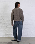 Strickjacke mit dünnen Streifen