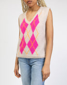 Pullunder mit Argyle Muster
