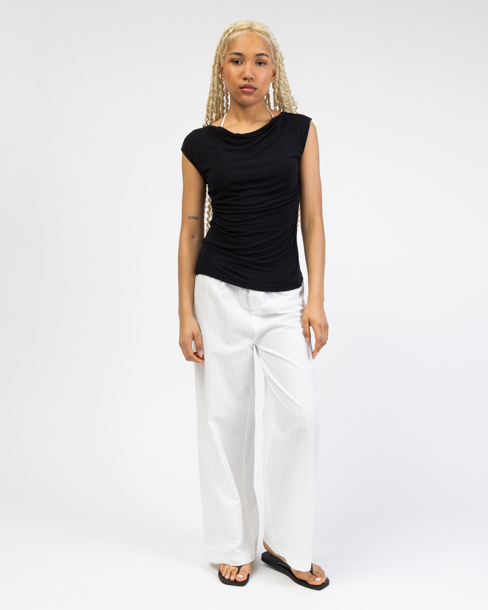 Drapiertes Top