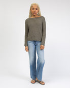 Pullover mit Waffelmuster