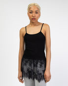 Layering Top mit Spitze