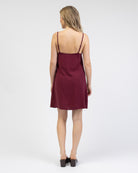 Minikleid aus Leinen-Mix