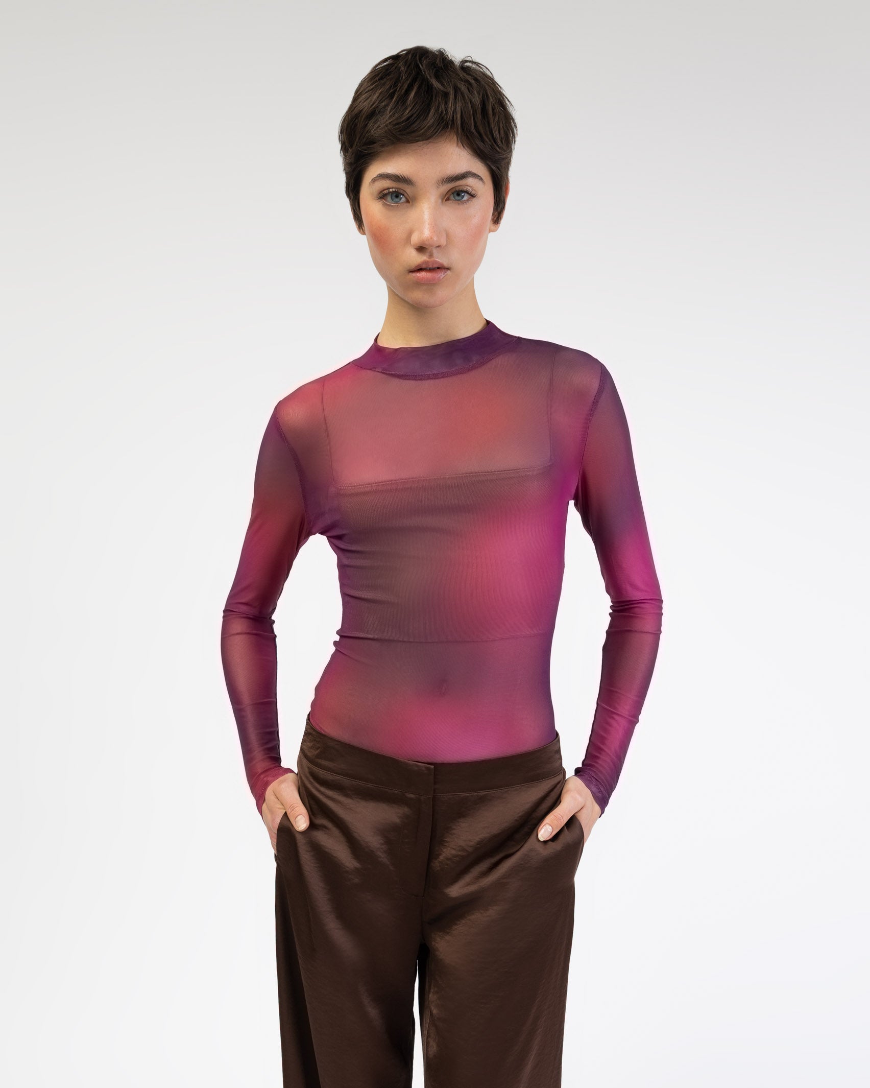 Body mit lila Farbverlauf