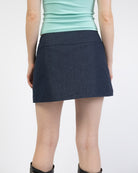 Jeans Minirock mit Schnallendetails