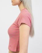 Kurzes Streifen Shirt