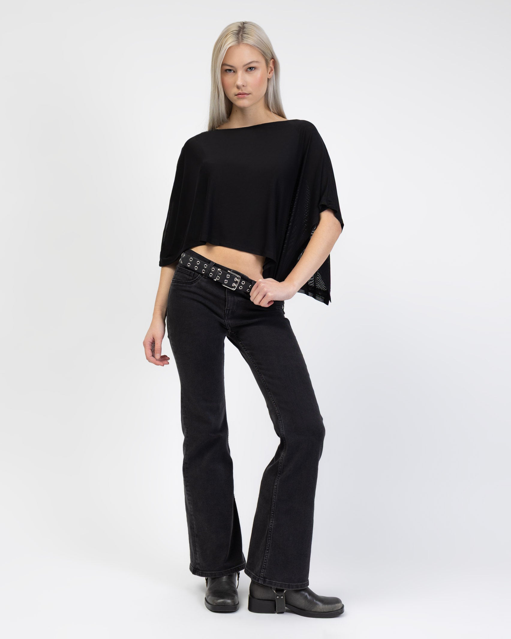 Poncho aus Mesh