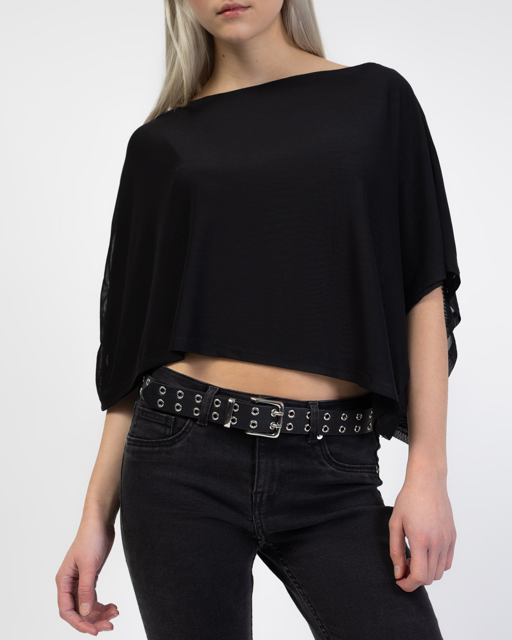 Poncho aus Mesh