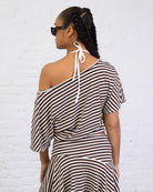 Gestreiftes Offshoulder T-Shirt