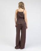 Peplum Top aus Leinen-Mix