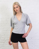 T-Shirt mit Rückendetail
