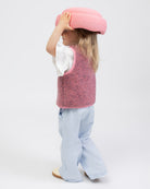 Teddy Kinderweste mit Konfettiprint