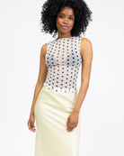 Top mit Polkadotprint