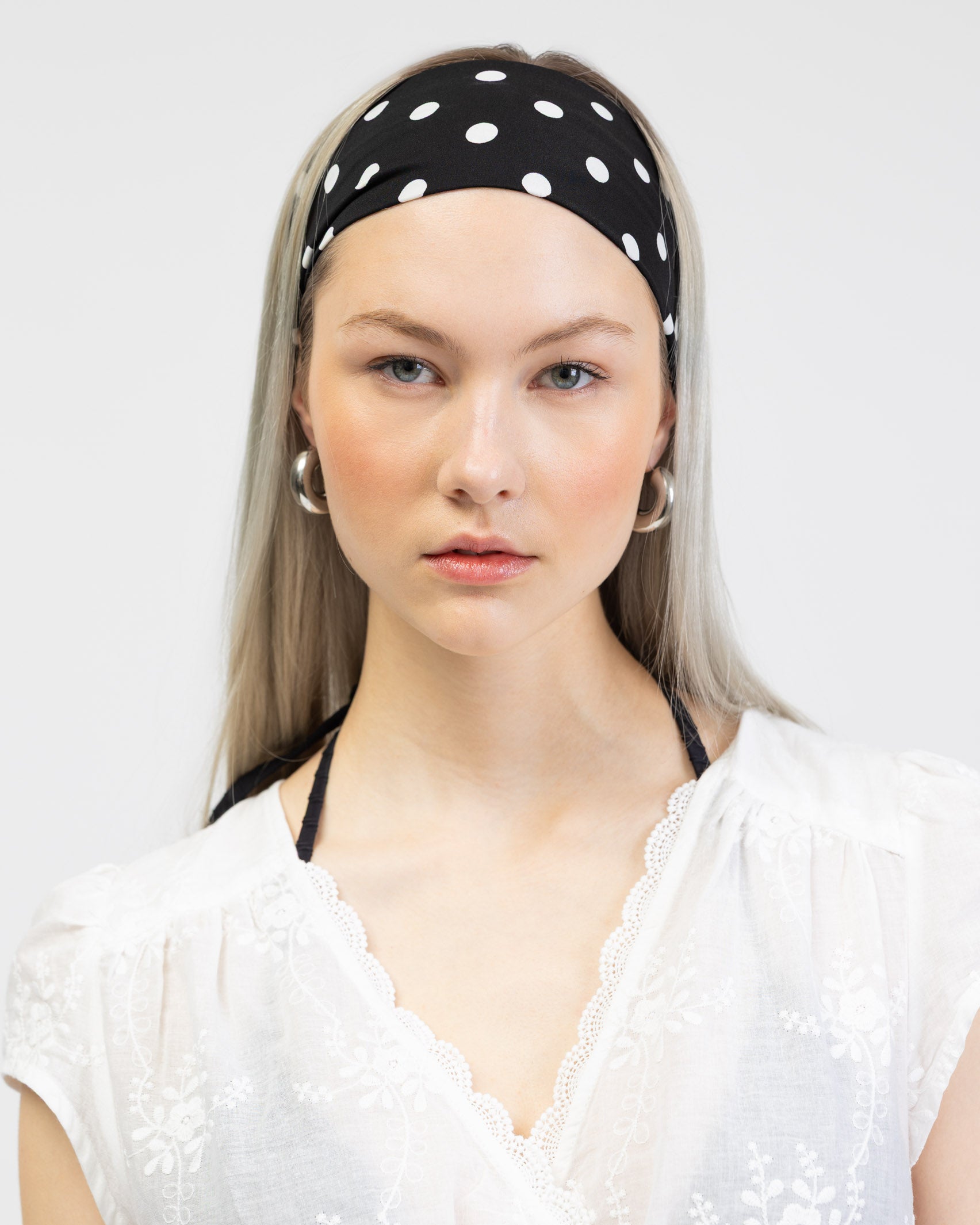 Haarband mit Polkadotprint