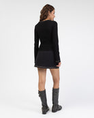 Longshirt mit Ösendetails