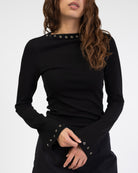 Longshirt mit Ösendetails