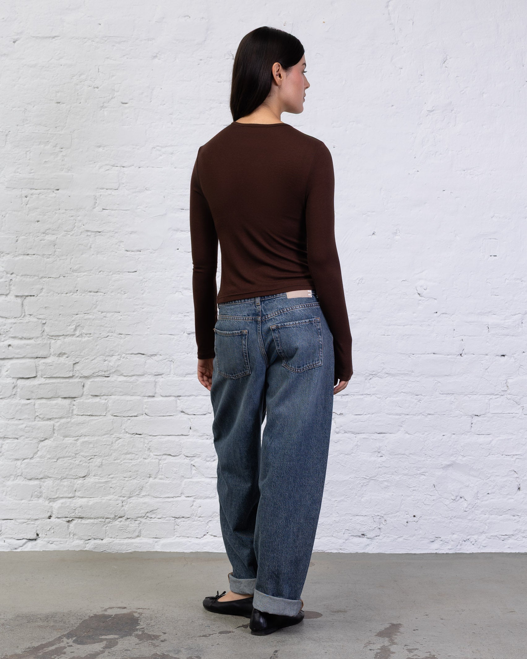 Langarmshirt mit Rundhalsausschnitt
