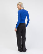 Langarmshirt mit Rundhalsausschnitt